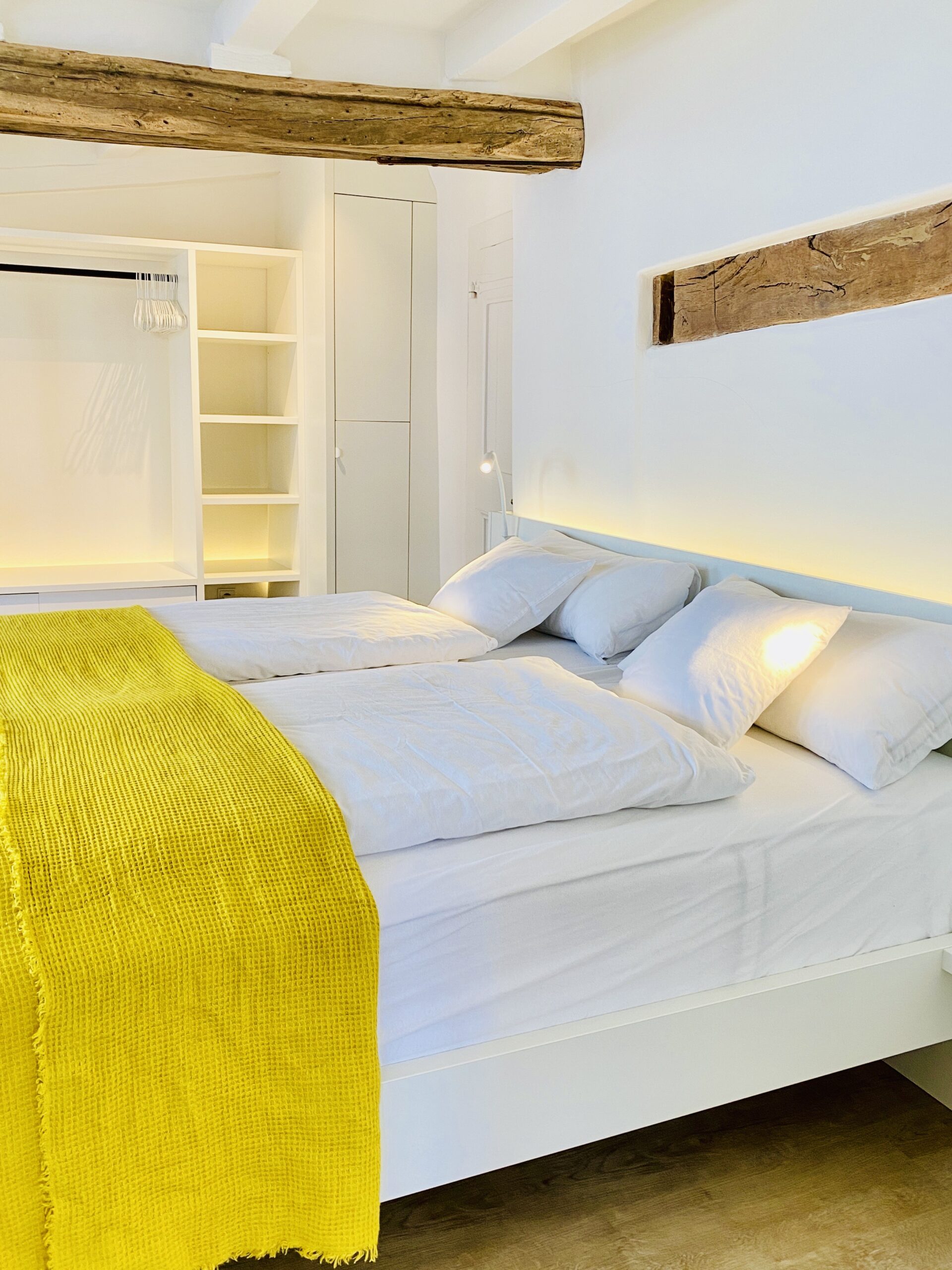 Schlafraum im Obergeschoss.